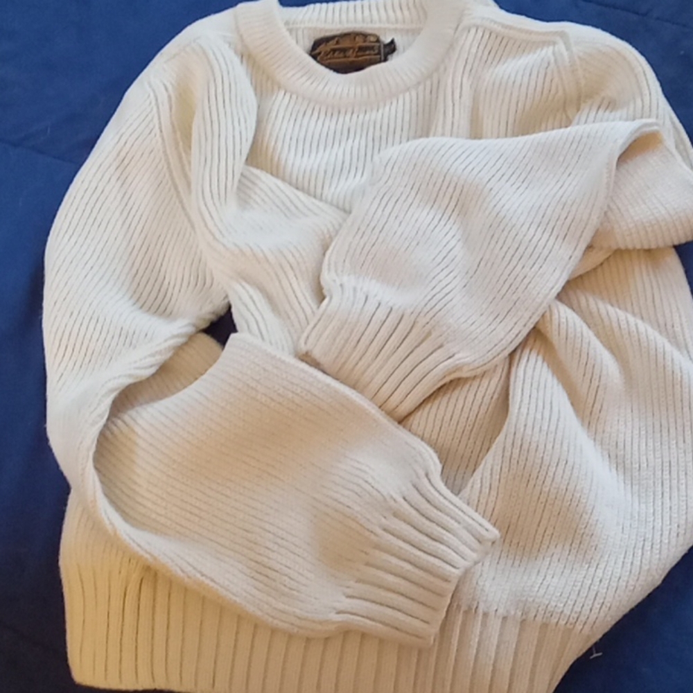 Cotton knit sweater